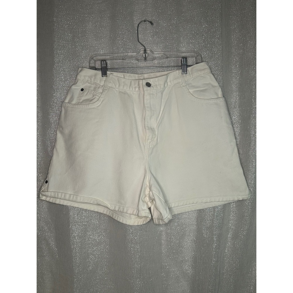 Gitano White‎ Denim High Waist Mom Shorts Casual Cotton Size 16